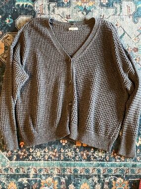 Maurices Textured Button-Front Cardigan